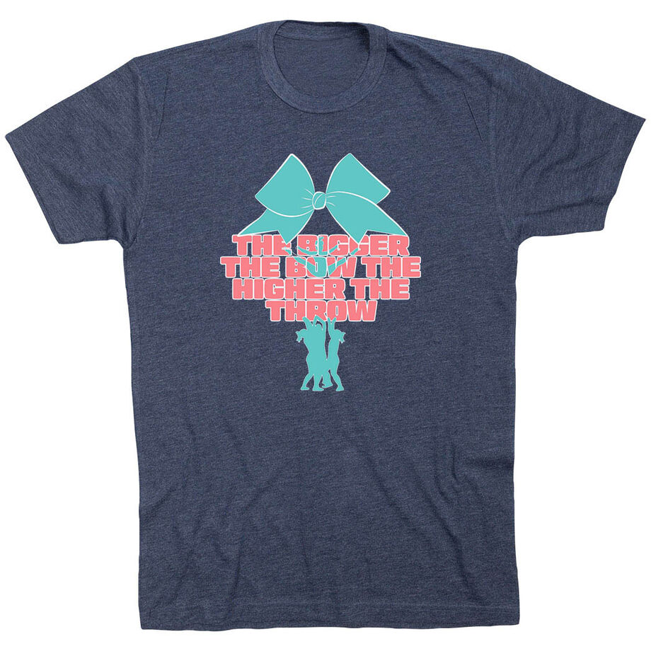 Cheerleading Short Sleeve T-Shirt - The Bigger the Bow