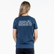 Soccer Short Sleeve T-Shirt - Just Kickin' It (Back Design)