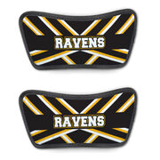 Cheerleading Repwell&reg; Sandal Straps - Cheer Stripes With Text