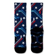 Hockey Graphic Flex Mid-Calf Socks - All American