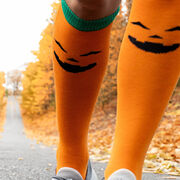 Yakety Yak Knee High Socks - Jack-o-Lantern