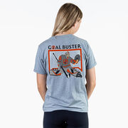 Hockey Short Sleeve T-Shirt - Goal Buster (Back Design)