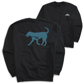 Rowing Crewneck Sweatshirt - Cody The Crew Dog (Back Design)