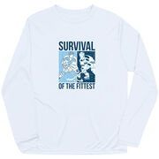 Hockey Long Sleeve Performance Tee - Survival of the Fittest