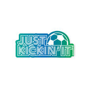 Soccer Sticker - Just Kickin It