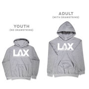 Guys Lacrosse Hooded Sweatshirt - I'd Rather Lax