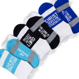 Socrates&reg; Woven Performance Sock Set - Christ Gives Me Strength