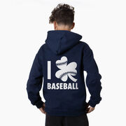 Baseball Hooded Sweatshirt - Shamrock Baseball (Back Design)