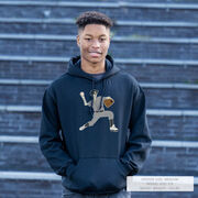 Baseball Hooded Sweatshirt - Baseball Bones