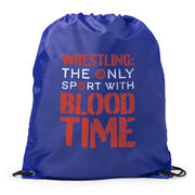 Wrestling Drawstring Backpack - Blood Time