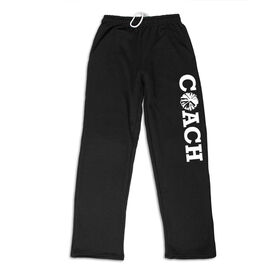 Cheerleading Fleece Sweatpants - Coach [Youth Medium/Black] - SS