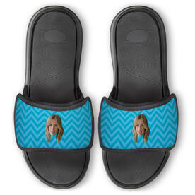 Personalized Repwell&reg; Slide Sandals - Custom Face
