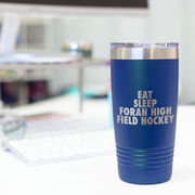 Field Hockey 20 oz. Double Insulated Tumbler - Personalized Eat Sleep Field Hockey