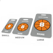 Basketball Bag/Luggage Tag - Basketball Team Ball