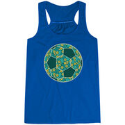 Soccer Flowy Racerback Tank Top - Summer Kicks