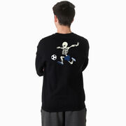 Soccer Crewneck Sweatshirt - Skeleton Striker (Back Design)