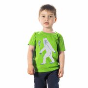 Guys Lacrosse Toddler Short Sleeve Shirt - Yeti