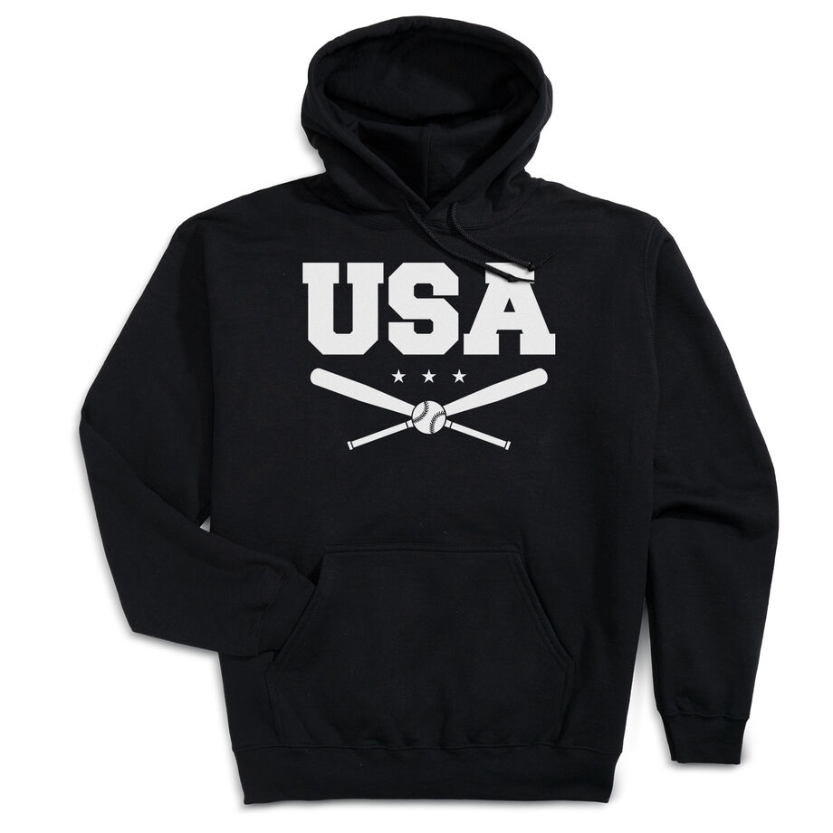 Baseball Hooded Sweatshirt - USA