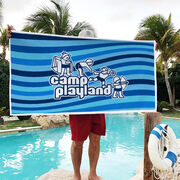 Premium Beach Towel - Camp Playland