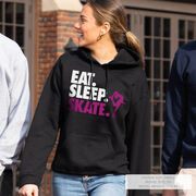 Figure Skating Hooded Sweatshirt - Eat. Sleep. Skate.