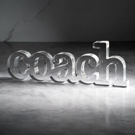 Acrylic Coach Wood Words