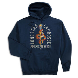 Guys Lacrosse Hooded Sweatshirt - Lone Star Lacrosse