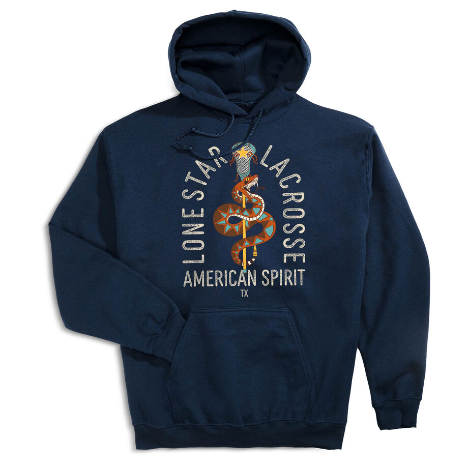 Guys Lacrosse Hooded Sweatshirt - Lone Star Lacrosse