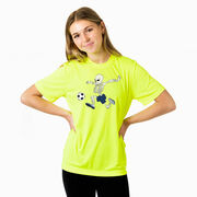 Soccer Short Sleeve Performance Tee - Skeleton Striker