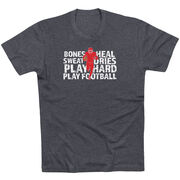 Football Tshirt Short Sleeve Bones Saying