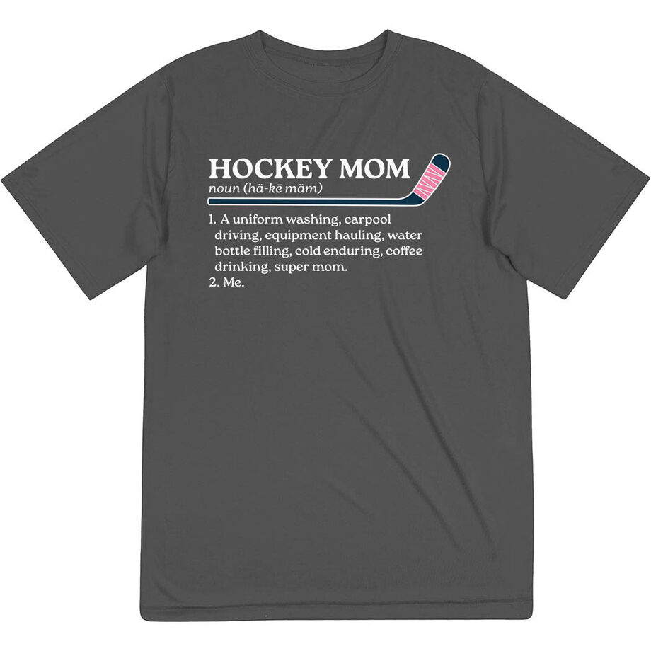 Hockey Short Sleeve Performance Tee - Hockey Mom Definition