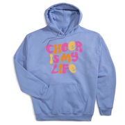 Cheerleading Hooded Sweatshirt - Cheer Is My Life