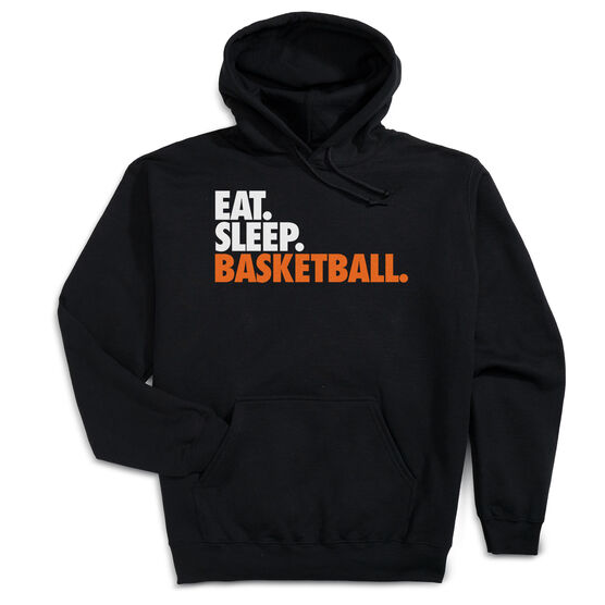 Basketball Hooded Sweatshirt - Eat. Sleep. Basketball.