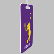 Tennis Bag/Luggage Tag - Personalized Girl Tennis Player