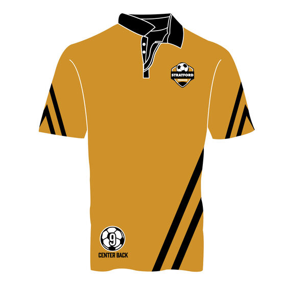 Custom Team Short Sleeve Polo Shirt - Soccer Squad