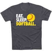 Softball T-Shirt Short Sleeve Eat. Sleep. Softball.