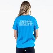 Soccer Short Sleeve T-Shirt - Just Kickin' It (Back Design)