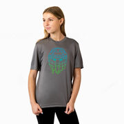 Hockey Short Sleeve Performance Tee - Have An Ice Day Smiley