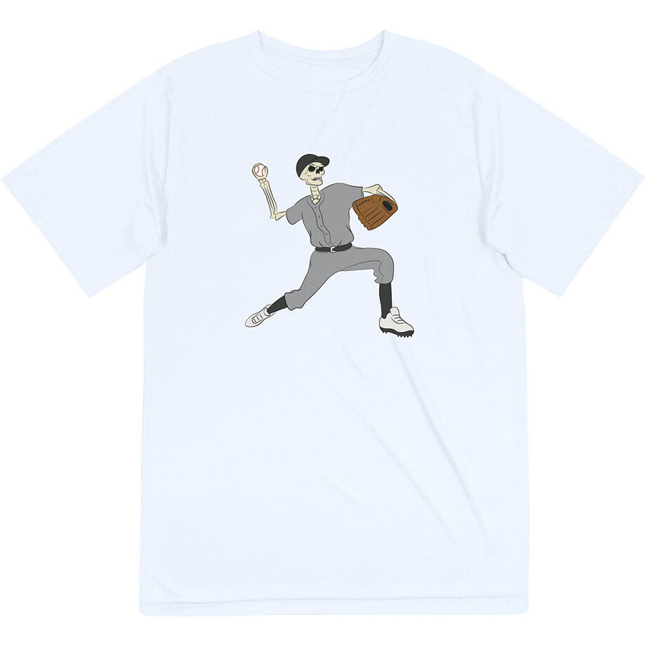 Baseball Short Sleeve Performance Tee - Baseball Bones
