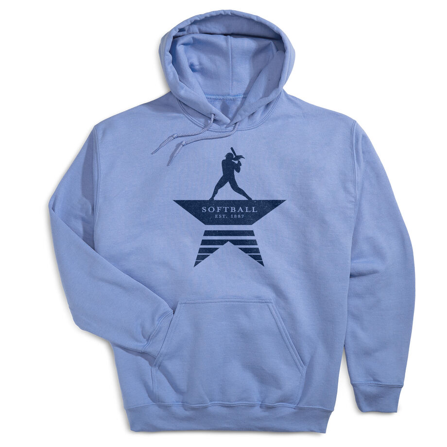 Softball Hooded Sweatshirt - Make History - Personalization Image