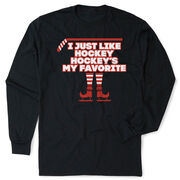 Hockey Tshirt Long Sleeve - Hockey's My Favorite