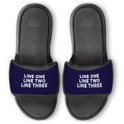 Personalized Repwell&reg; Slide Sandals - Your Text