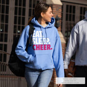 Cheerleading Hooded Sweatshirt - Eat Sleep Cheer