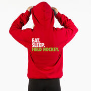 Field Hockey Hooded Sweatshirt - Eat. Sleep. Field Hockey. (Back Design)