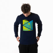 Tennis Tshirt Long Sleeve - Let's Raise A Racket