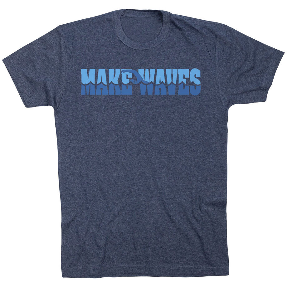 Swimming Short Sleeve T-Shirt - Make Waves