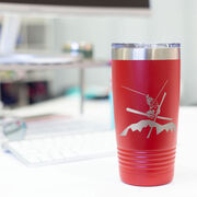 Skiing 20 oz. Double Insulated Tumbler - Male Silhouette