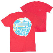 Volleyball Short Sleeve T-Shirt - Serve's Up (Back Design)