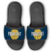 Volleyball Repwell&reg; Slide Sandals - Volleyball with Text