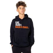 Basketball Hooded Sweatshirt - Eat. Sleep. Basketball.