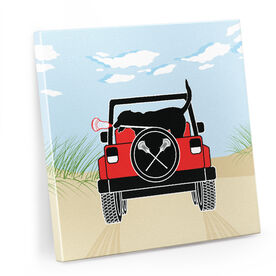 Guys Lacrosse Canvas Wall Art - Chillax'n Cruiser